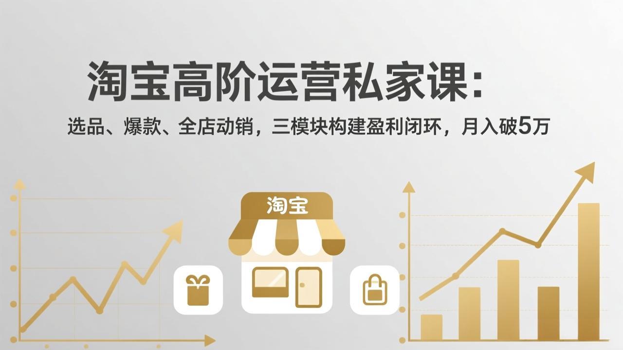 淘宝高阶运营私家课(更新26年4月-小y轻创