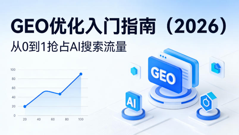 【最新】GEO优化入门指南(2026)，从0到1抢占AI搜索流量-小y轻创