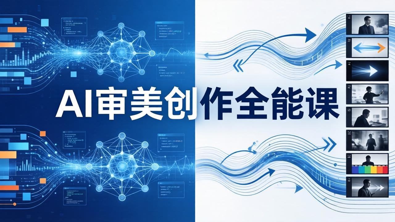 AI审美创作全能课:MJ+Seedance+模型训练+影视分镜+编剧,一站式掌握AI艺术创作-小y轻创